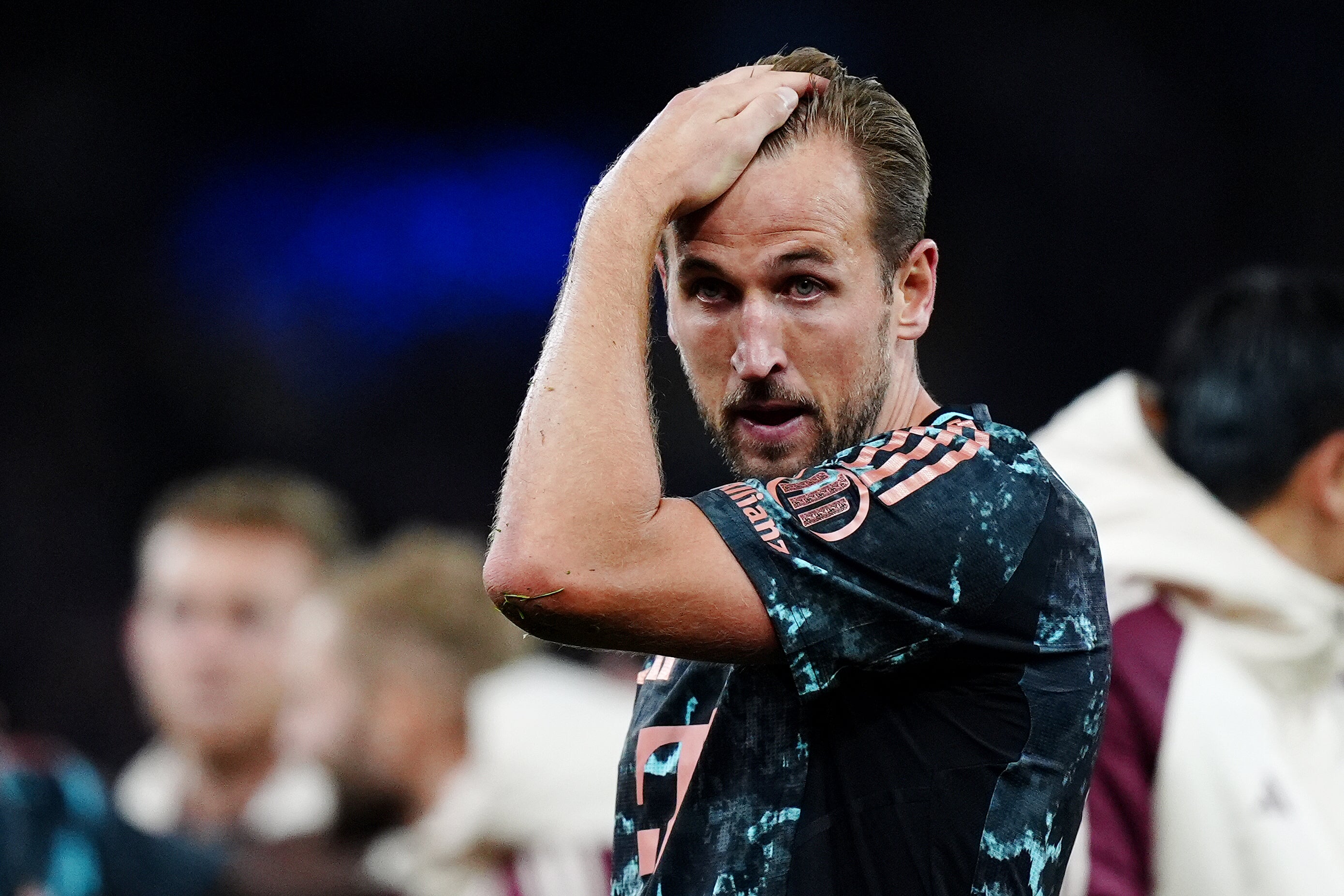 Harry Kane could not help Bayern Munich to victory at Villa Park