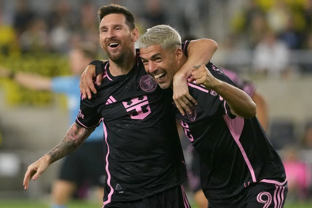 <p>Lionel Messi struck twice in Inter Miami’s win over Columbus Crew</p>