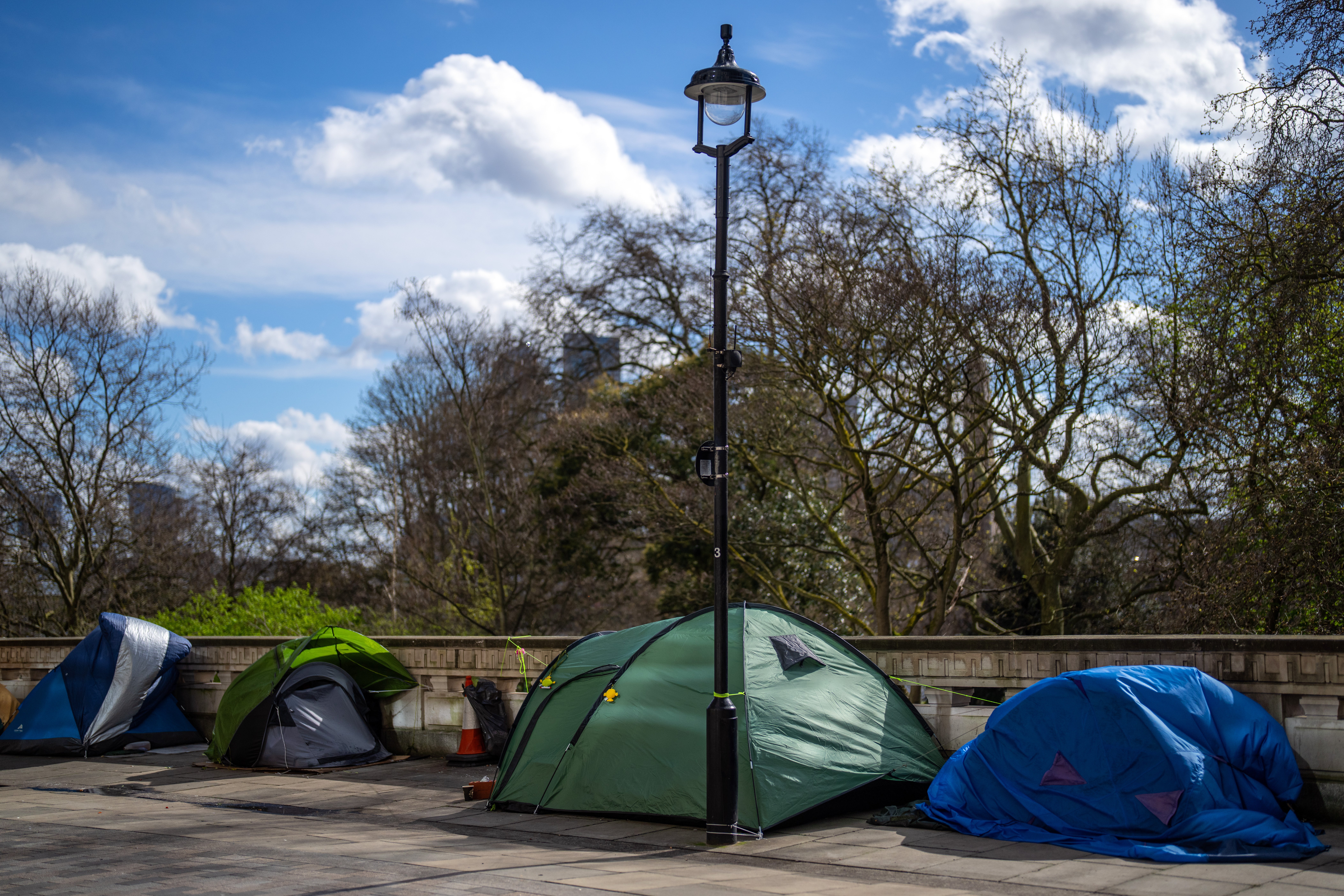 The number of people sleeping rough for the first time is on the rise