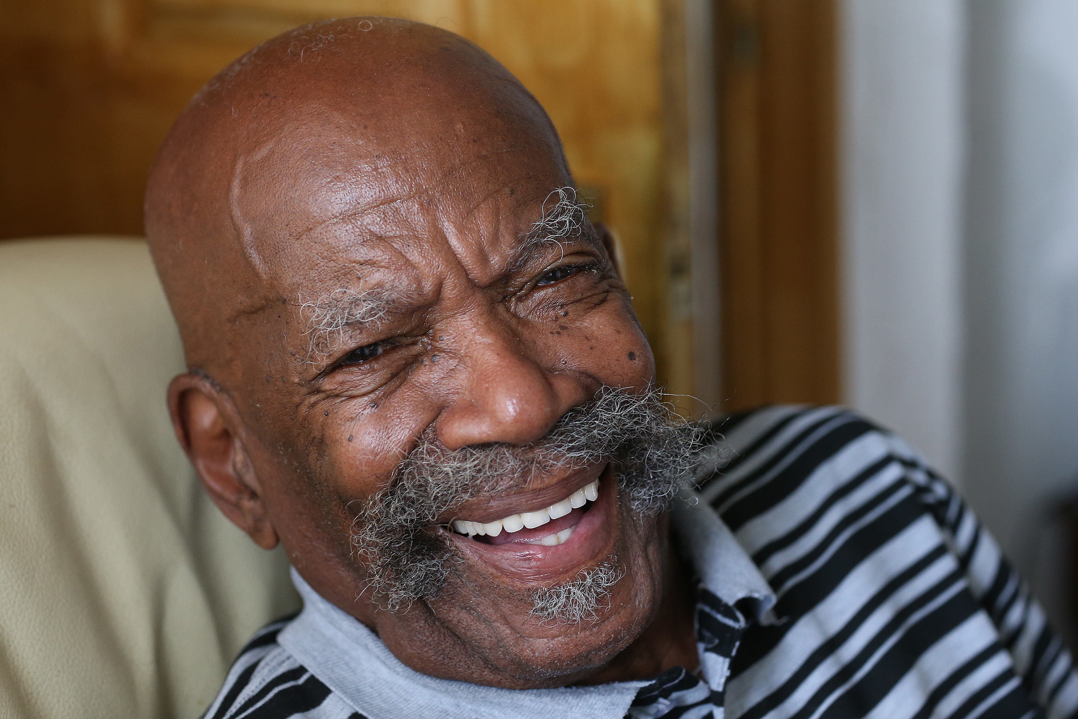 Alford Gardner, who arrived in Britain in 1948 on the first Windrush ship to dock in Tilbury, Essex, has died at the age of 98 (Nigel Roddis/PA)