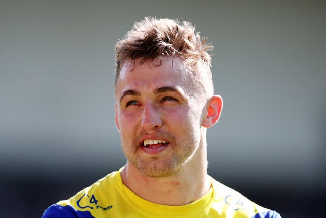 Sam Powell is targeting his first Grand Final in the blue and yellow of Warrington (Jess Hornby/PA)