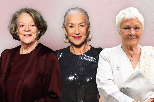 <p>Dames Maggie Smith, Helen Mirren and Judi Dench  </p>