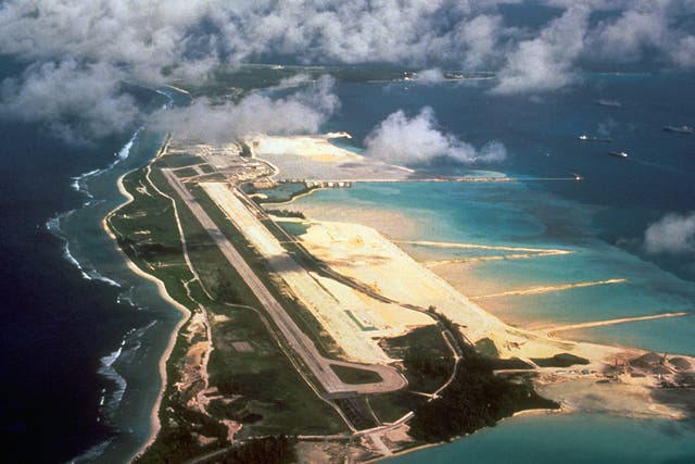 <p>The key Diego Garcia base is in the Chagos Islands in the Indian Ocean </p>