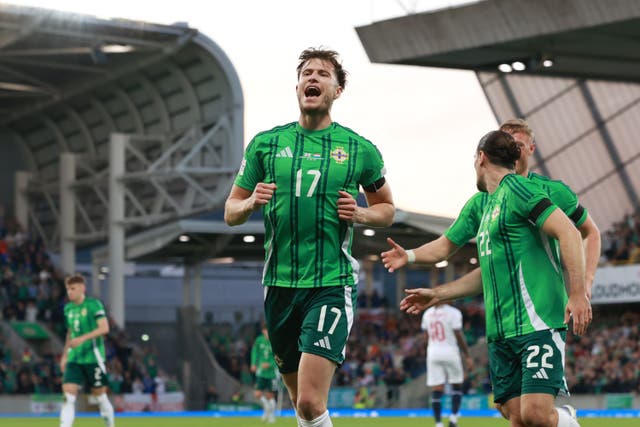 Paddy McNair’s lack of game time for West Brom is a concern for Northern Ireland manager Michael O’Neill (Liam McBurney/PA)