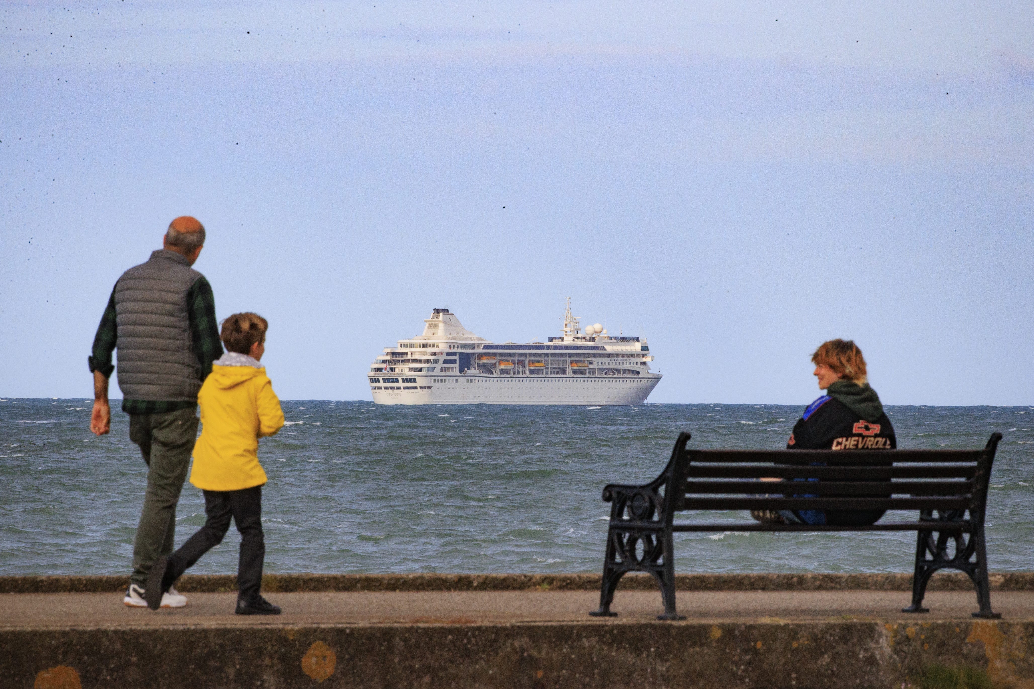 Villa Vie Odyssey Cruise ship stranded in Belfast finally leaves  