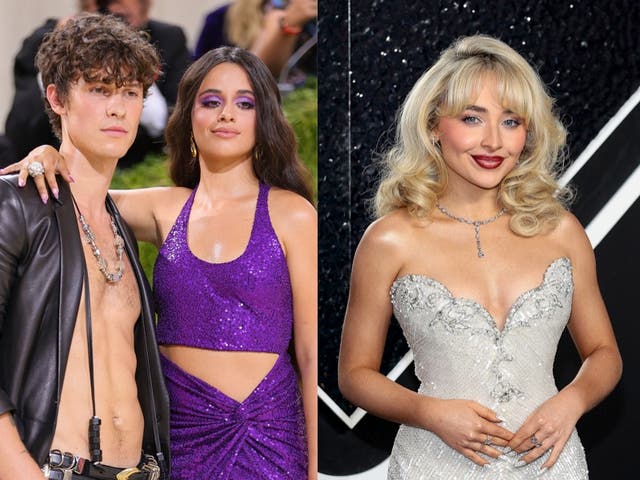 <p>Shawn Mendes, Camila Cabello and Sabrina Carpenter</p>