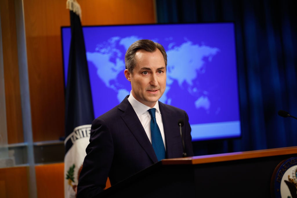 State Department spokesman Matthew Miller on Thursday described the US playing a role in returning home a Yazidi woman who escaped captivity in Gaza after the death of her captor, a Hamas militant