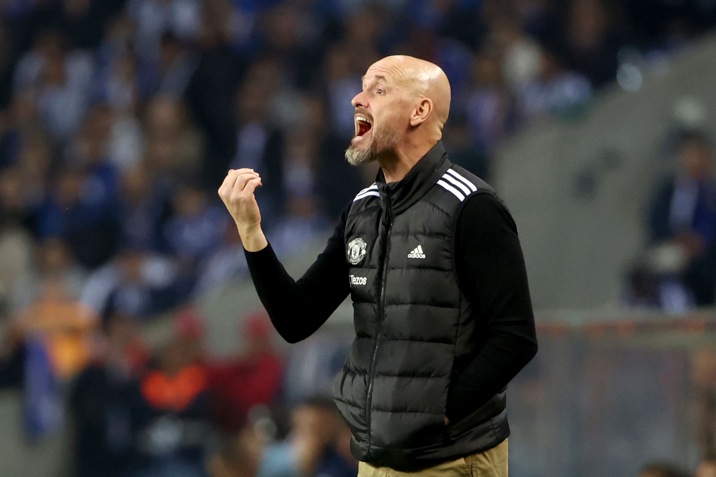 Erik ten Hag saw Manchester United throw away a 2-0 lead in Portugal