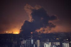 Israel-Iran latest: Beirut rocked by huge explosions with blast close to airport as civilians flee