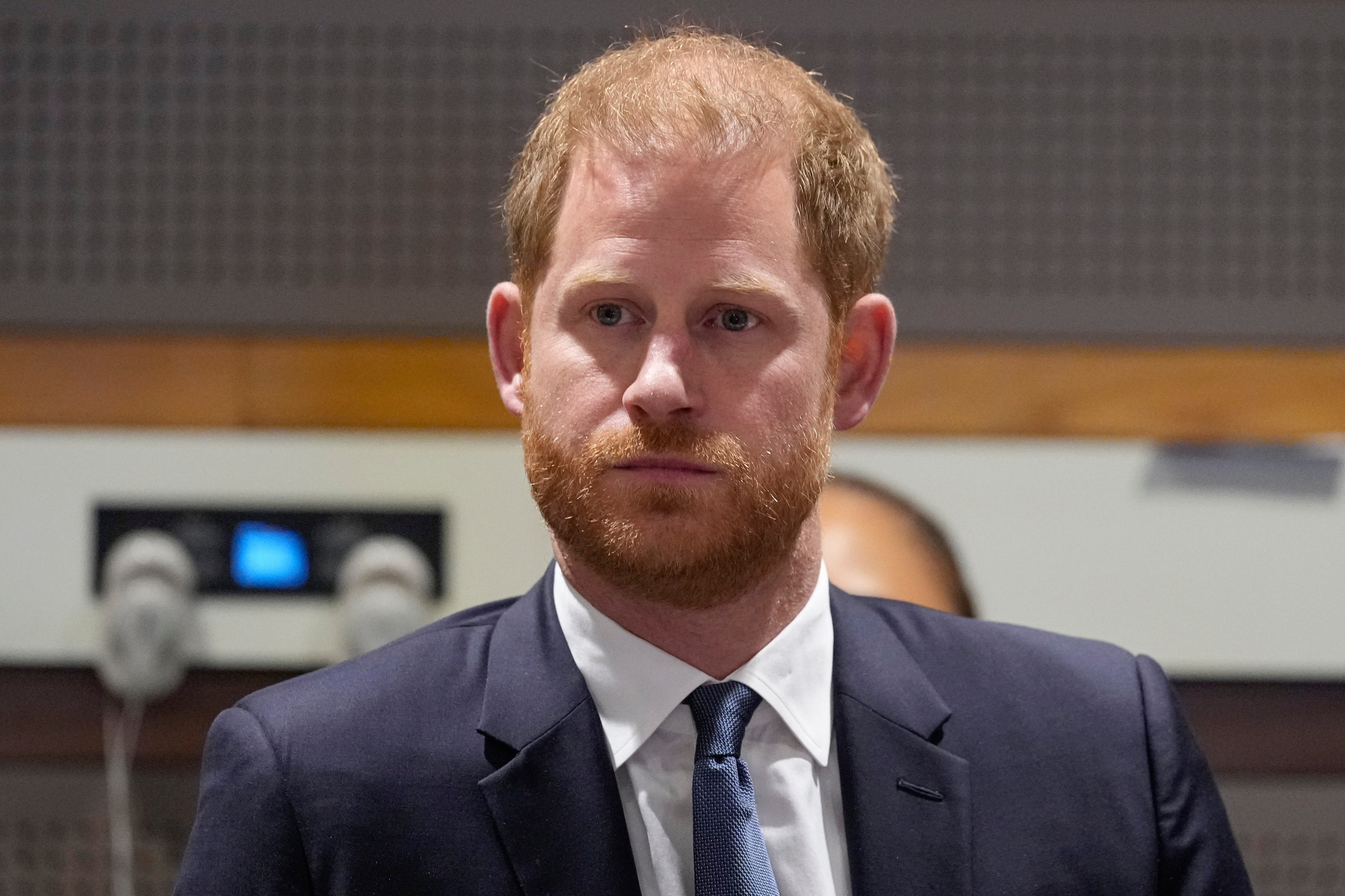 Britain’s Prince Harry speaks during a high-level event sponsored by Lesotho at UN headquarters. (AP/Frank Franklin II)