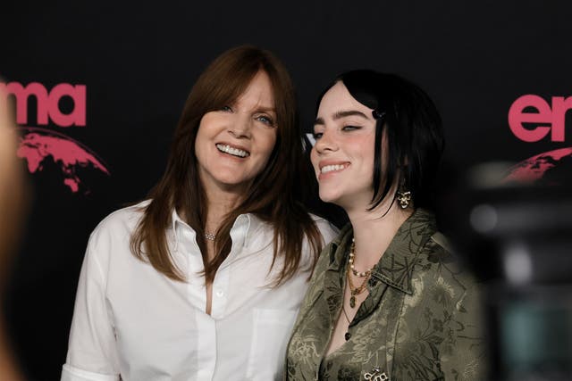 <p>Maggie Baird and Billie Eilish</p>