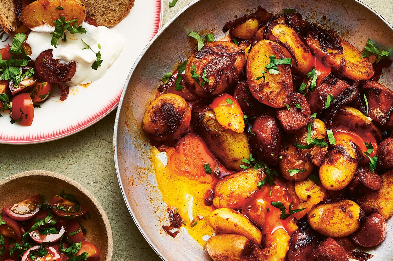 Yolks, potatoes, chorizo... what’s not to love?