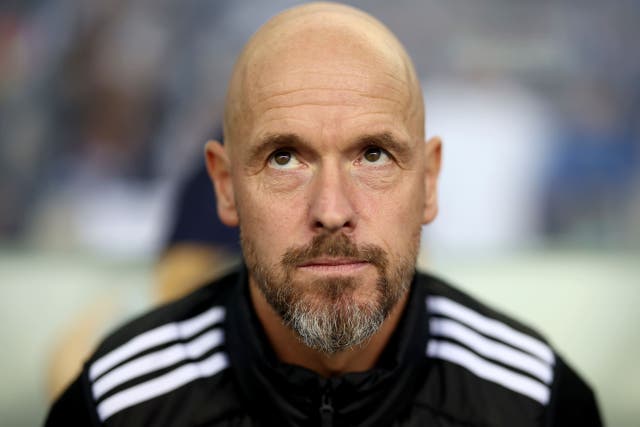 Erik ten Hag remains calm despite Manchester United’s continued issues (Luis Vieira/AP)