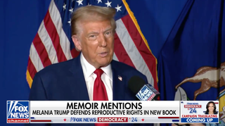 Trump breaks silence over abortion rift with Melania: ‘I’m not going to ...