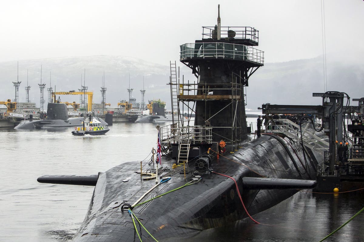 Crew members on Royal Navy nuclear submarine left with ‘low supplies’ and suffering fatigue Crew members on Royal Navy nuclear submarine left with ‘low supplies’ and suffering fatigue
