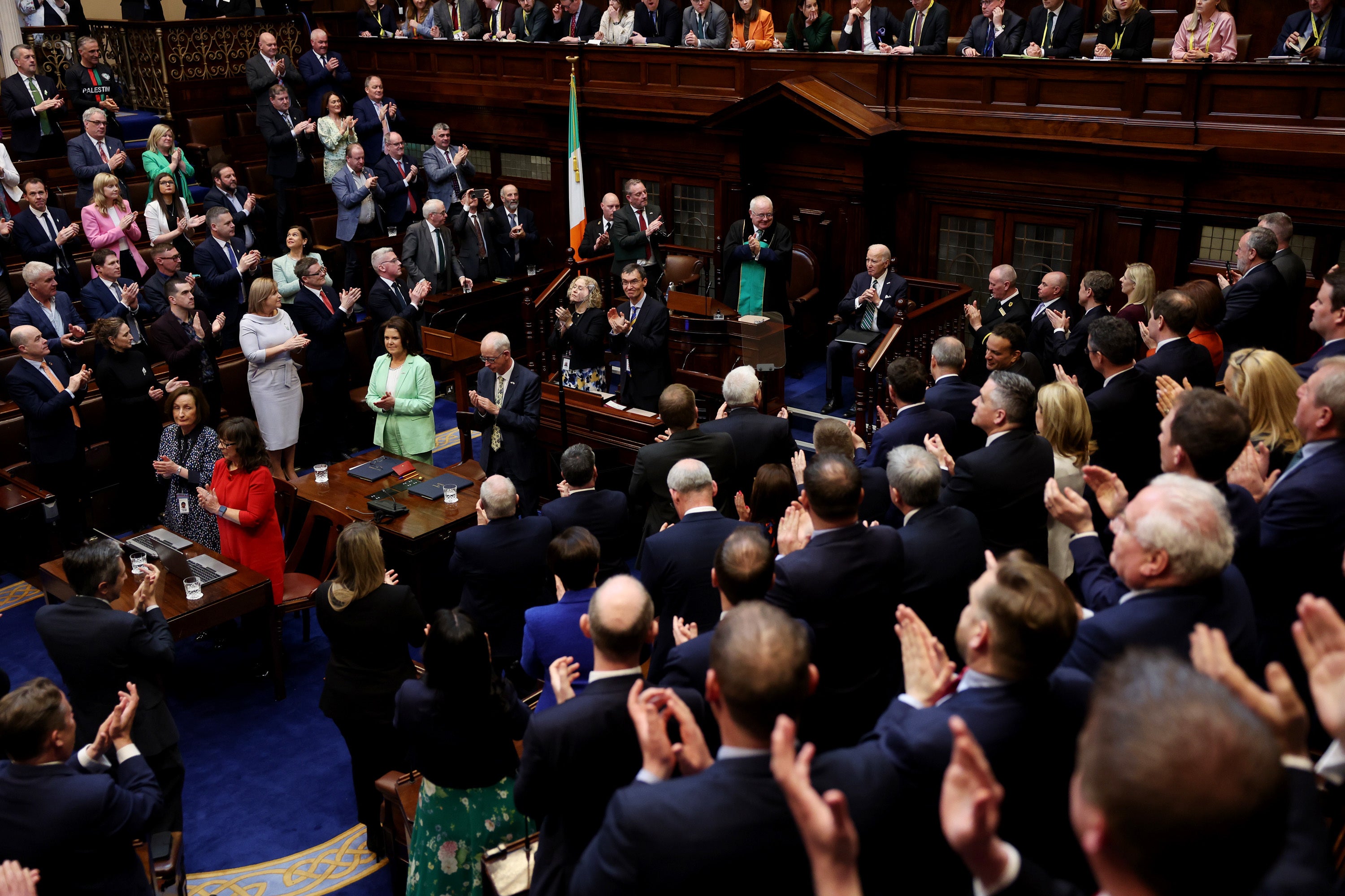 Biden got a boost from the crowds during his trip to Ireland - but grew deflated when they weren’t present, a bombshell new book claims.