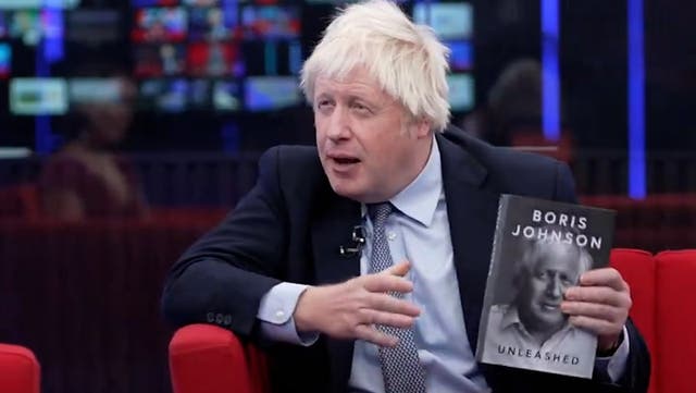 <p>Boris Johnson makes Harry and Meghan joke in first-look at memoir interview.</p>