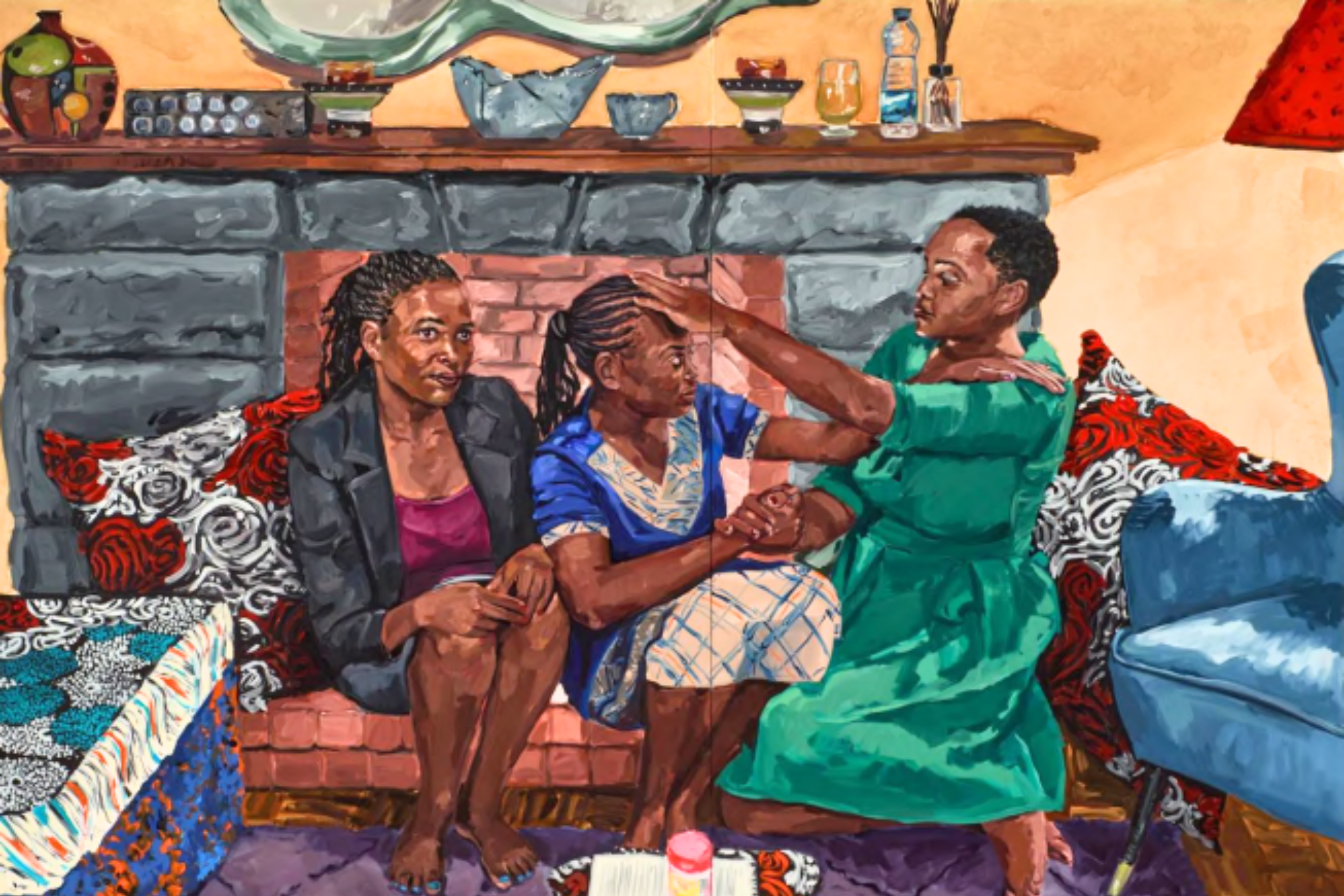 ‘A Day of Rest’ by Wangari Mathenge on display at Hope 93