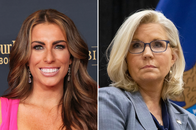 <p>Alyssa Farah Griffin and Liz Cheney</p>