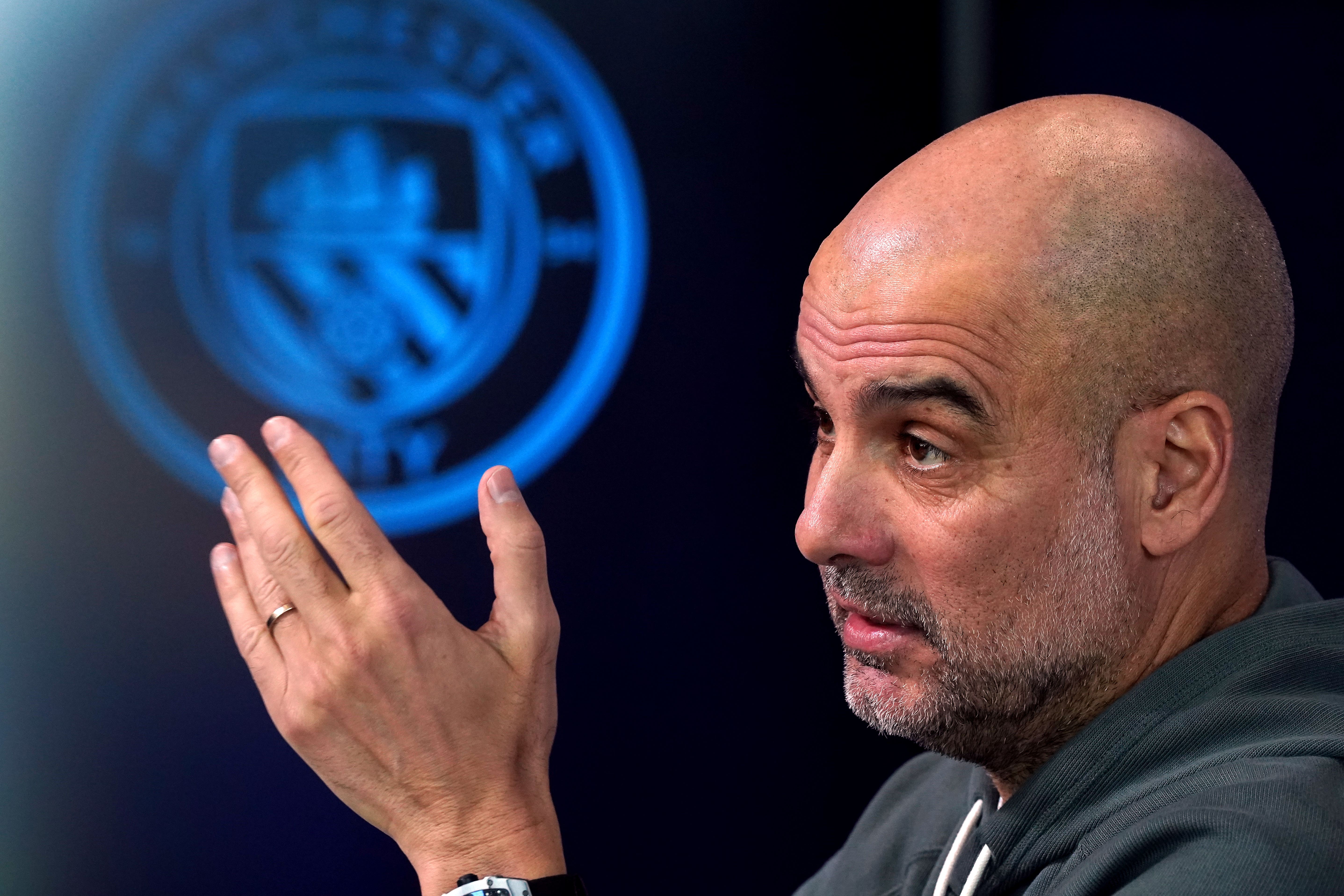 Pep Guardiola fears the potential effects of next summer’s Club World Cup on his players (Nick Potts/PA)