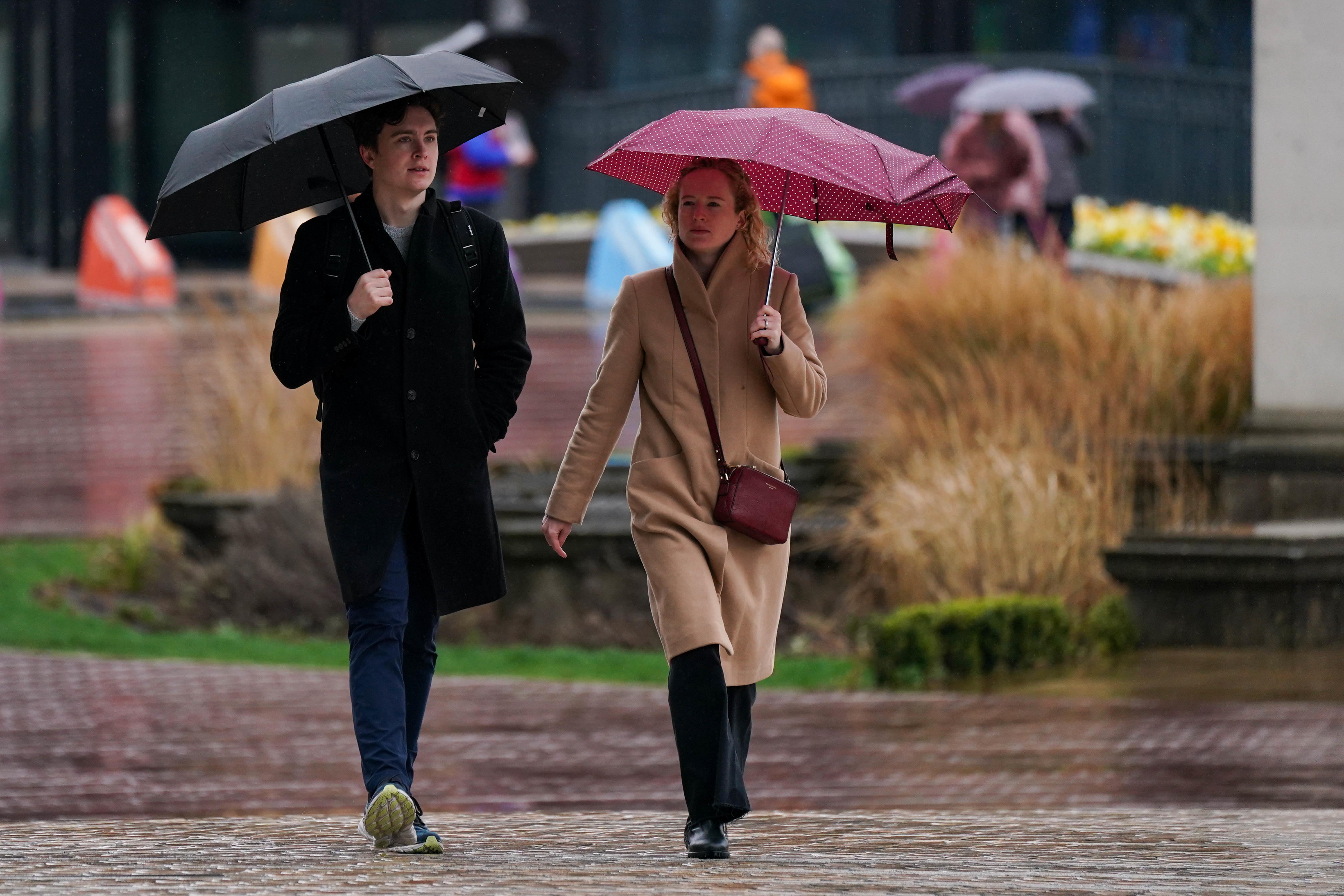 The Met Office has forecast rain across much of the country this week