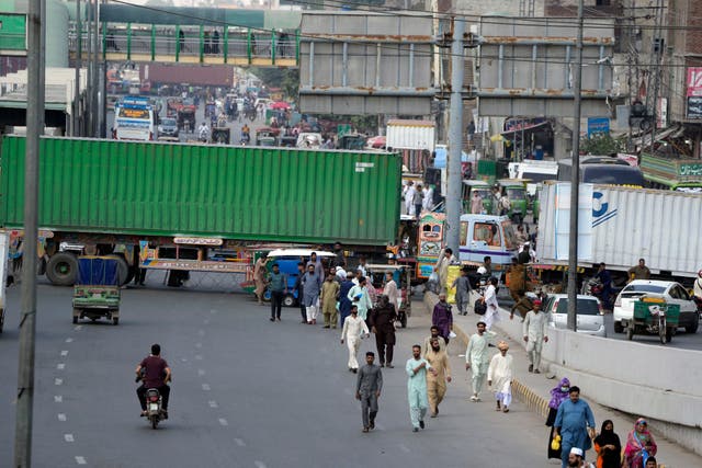Pakistan Imran Khan Protest
