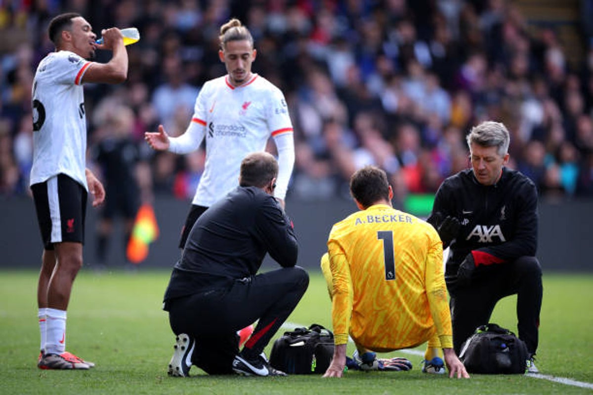Alisson Injured Alisson injury update: When could Liverpool goalkeeper return? | The ...