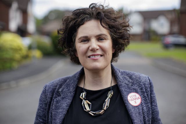 Claire Hanna, SDLP Westminster candidate for the constituency of South Belfast and Mid Down in Northern Ireland, canvassing in Carryduff. Picture date: Monday June 10, 2024.