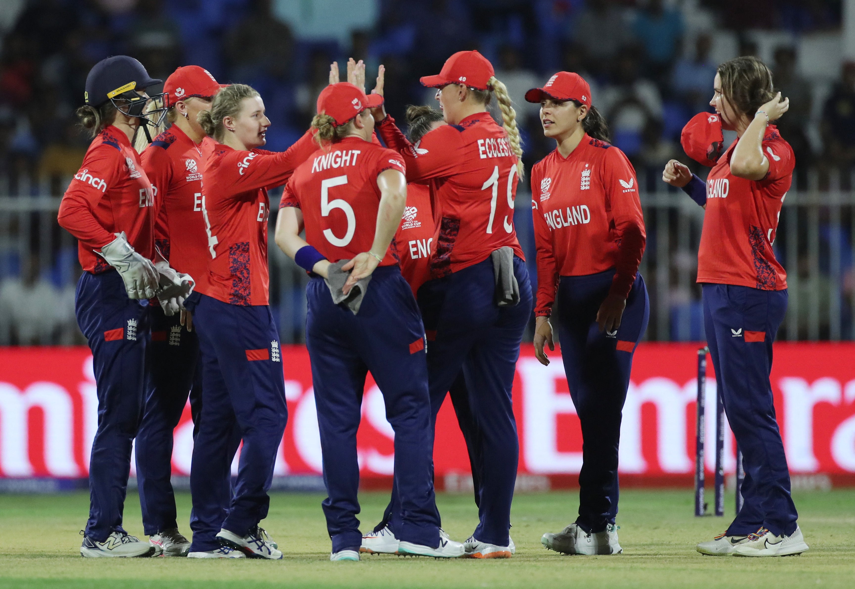 England won their opening fixture in the Women’s T20 World Cup