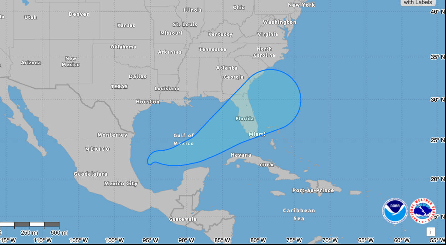 Hurricane Milton rapidly intensified yesterday in the Gulf of Mexico