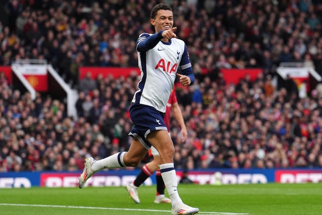 Wales international Brennan Johnson has scored in five consecutive games for Tottenham since deactivating his Instagram account (Martin Rickett/PA)