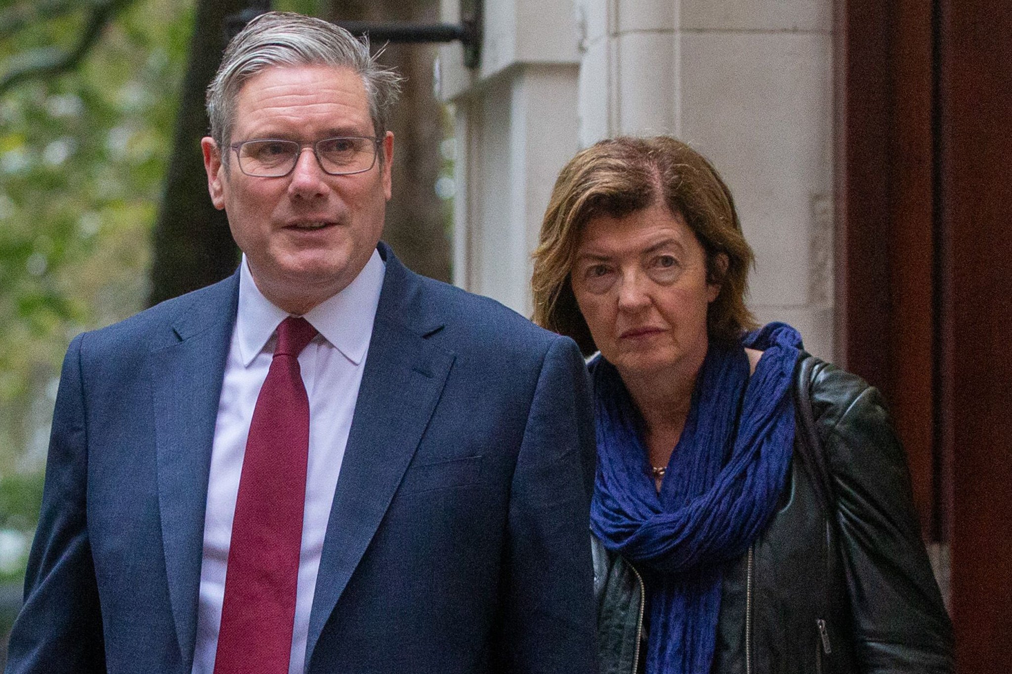 Sir Keir Starmer with former chief of staff Sue Gray