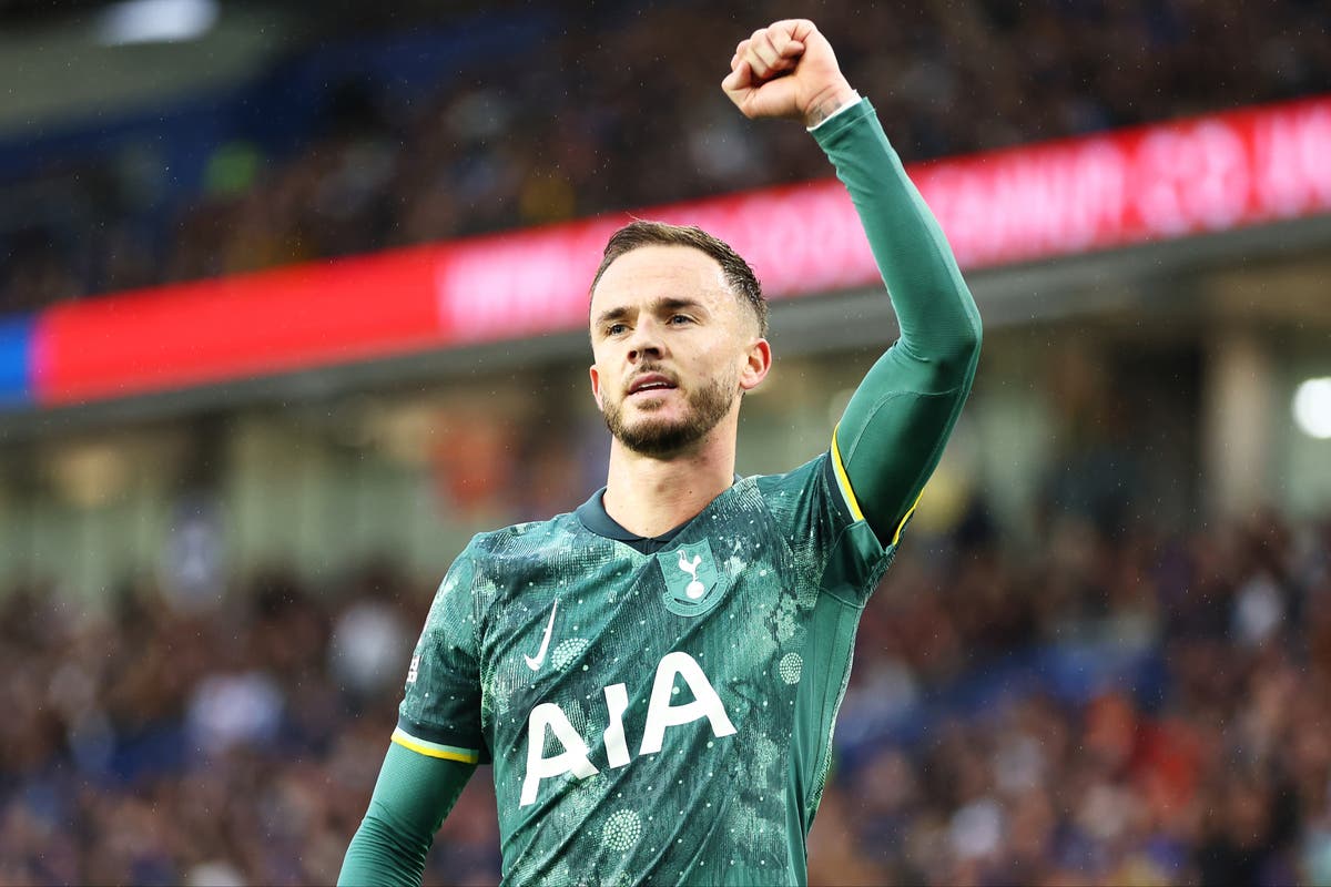 Brighton v Tottenham LIVE: Latest score and goal updates as James Maddison doubles Spurs’ advantage