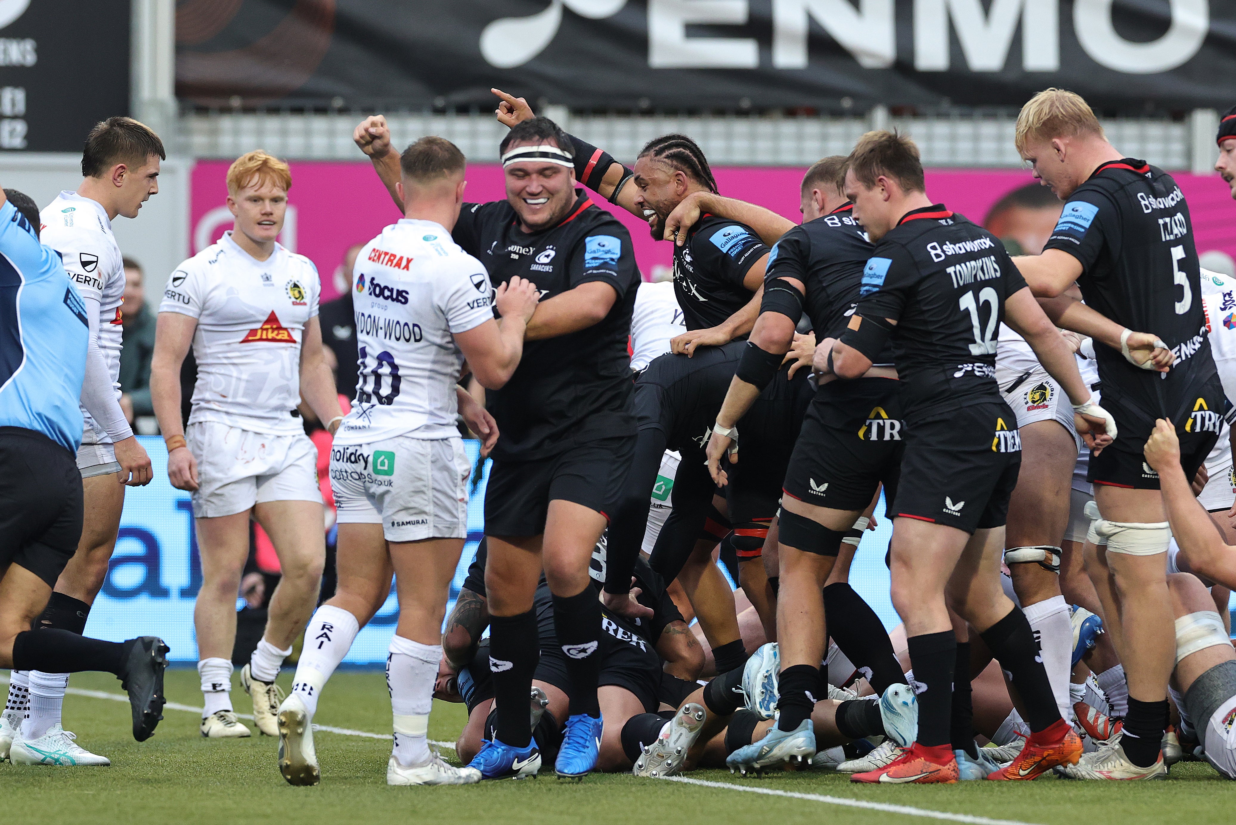 Saracens enjoyed their win over old foes