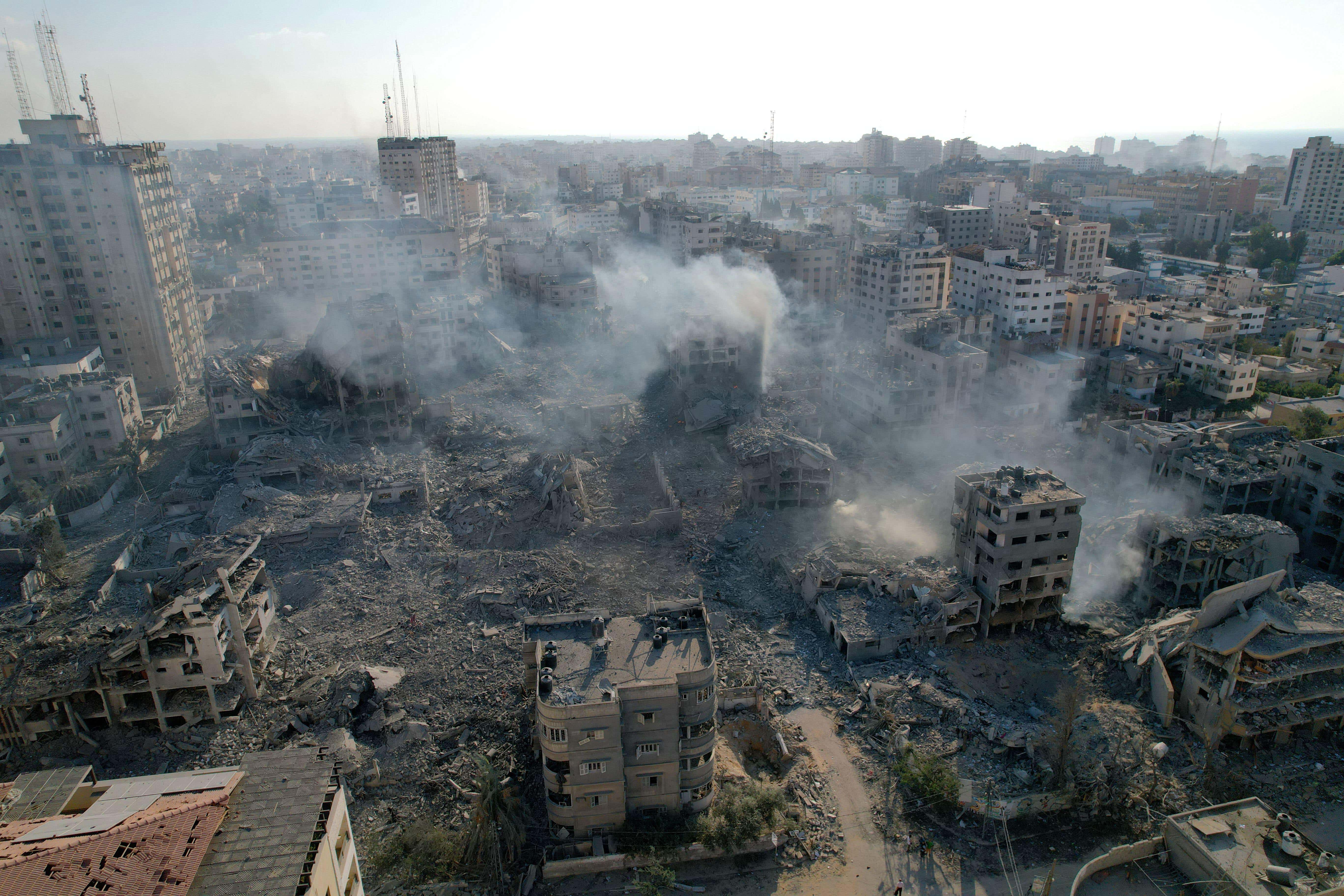 Gaza has been subject to a military bombardment by Israel for the past year after the Hamas attacks on October 7, 2023 (Alamy/PA)