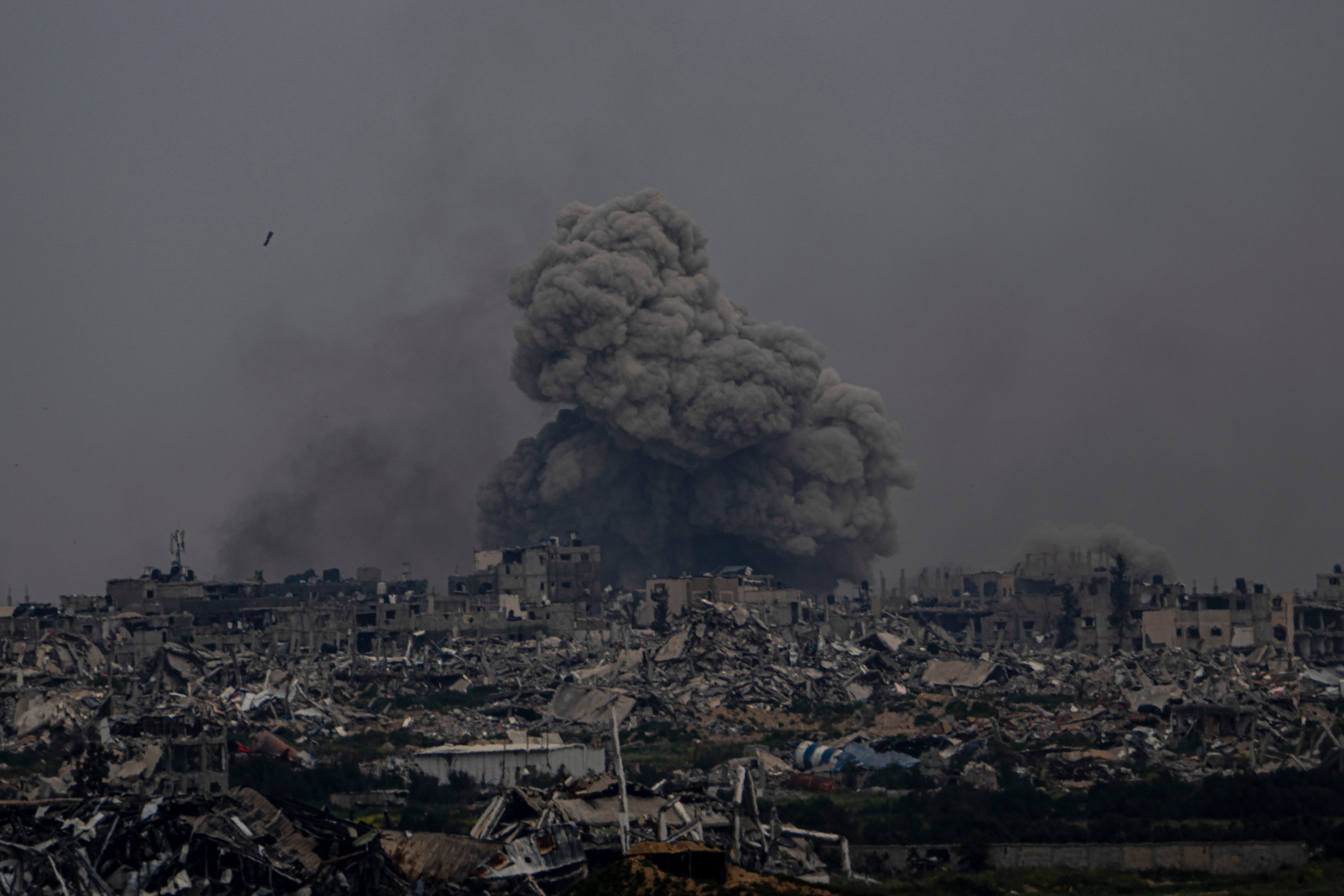 Mideast War Anniversary Gaza Destruction Takeaways
