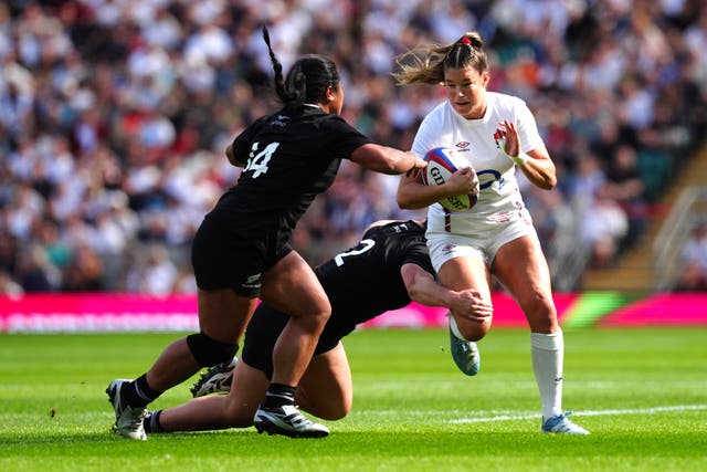 <p>Jess Breach scored a hat-trick as England defeated the Black Ferns</p>