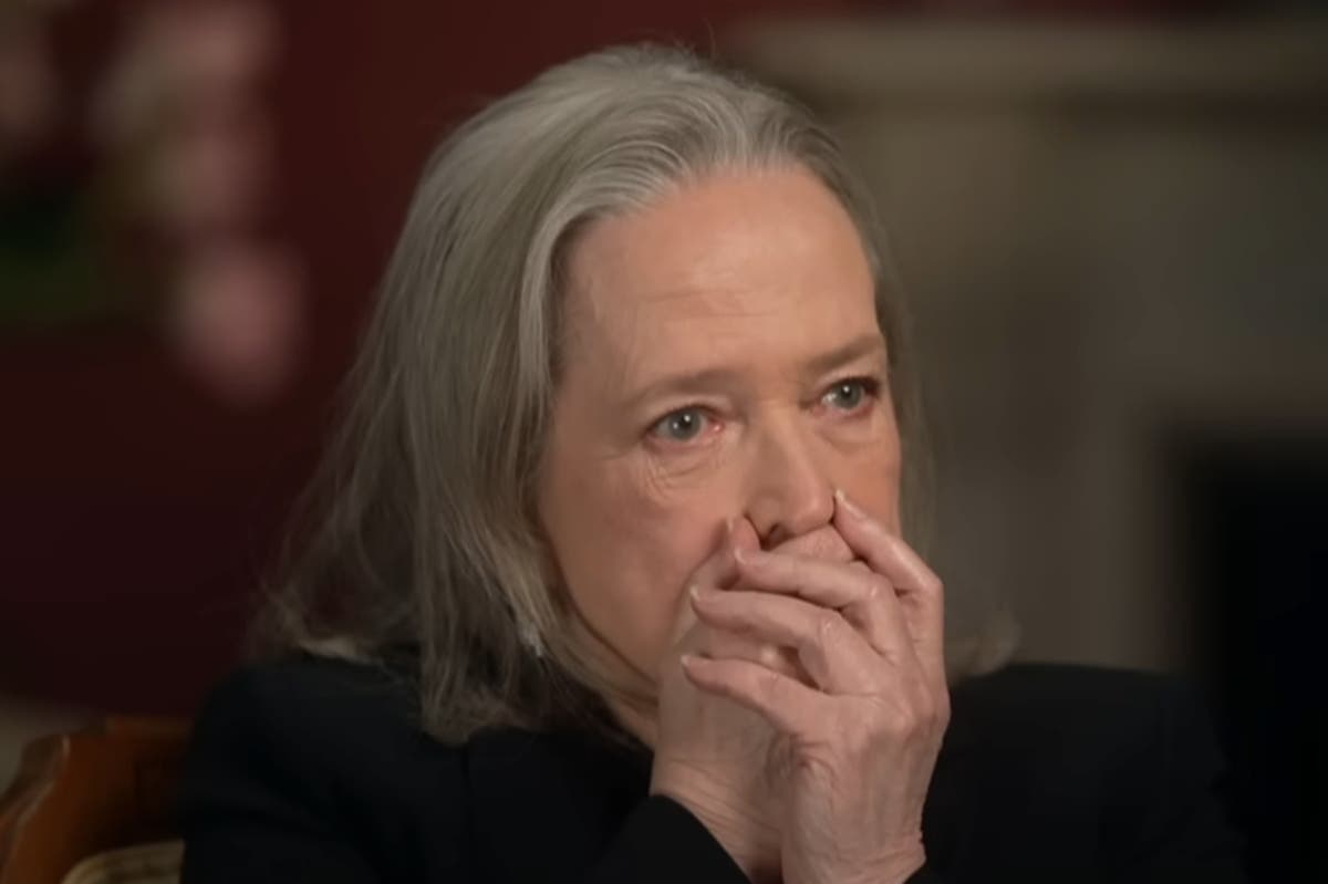 Kathy Bates in disbelief after being reminded of Oscars speech detail she’d forgotten Kathy Bates in disbelief after being reminded of Oscars speech detail she’d forgotten