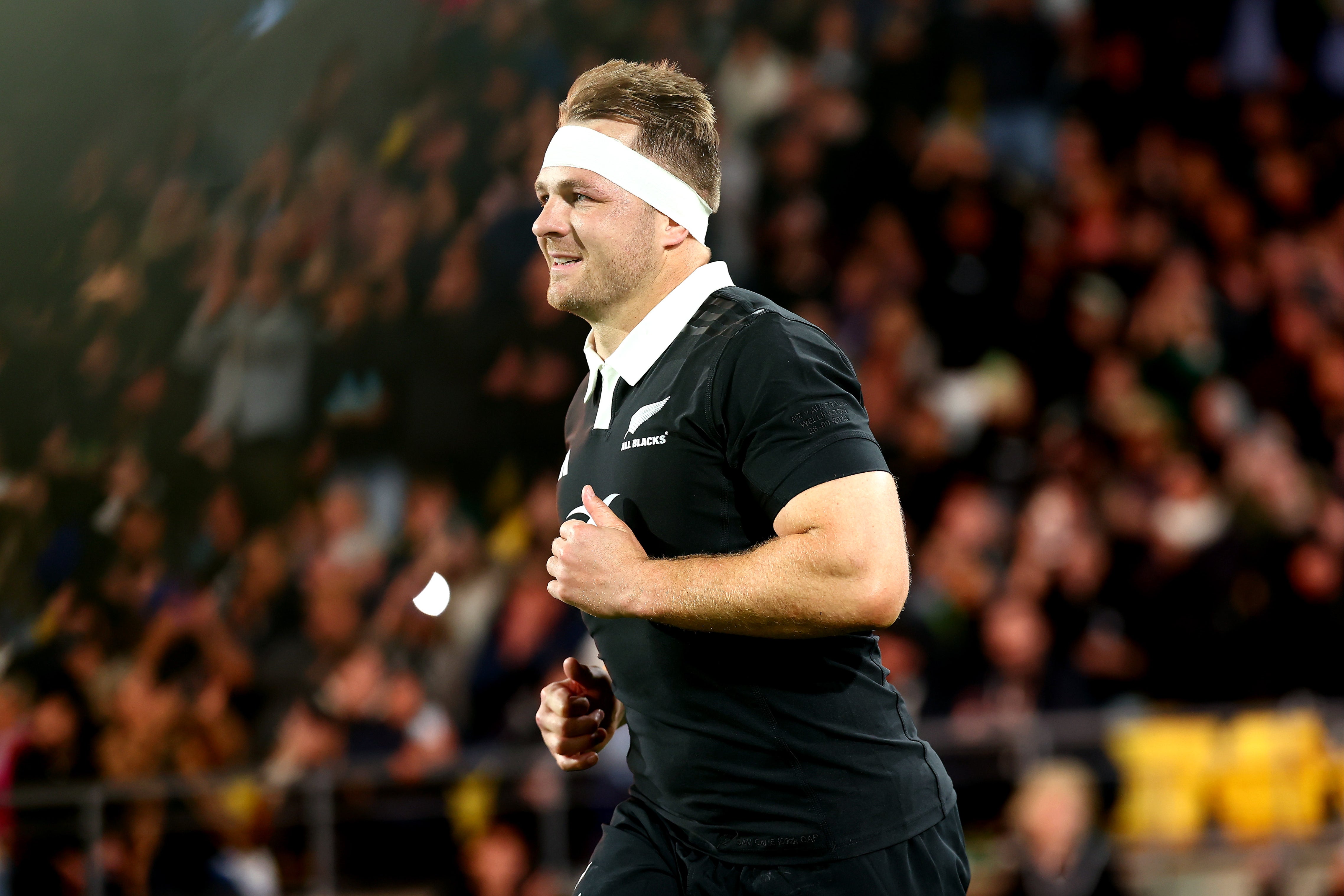 Sam Cane won his 100th New Zealand cap during the Rugby Championship