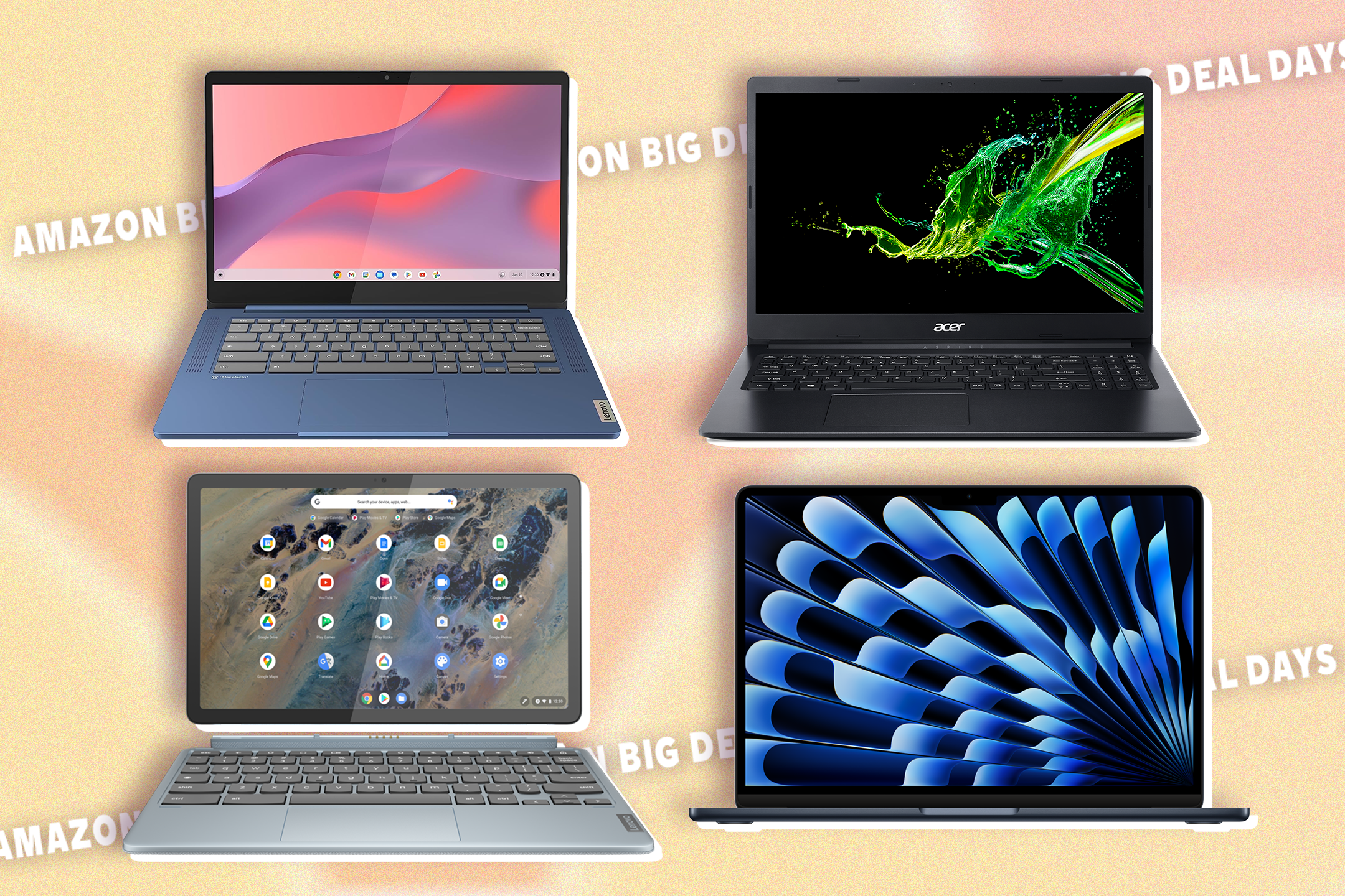 Expect to see big savings on top devices from Acer, Lenovo and Asus, plus discounts on the MacBook Air