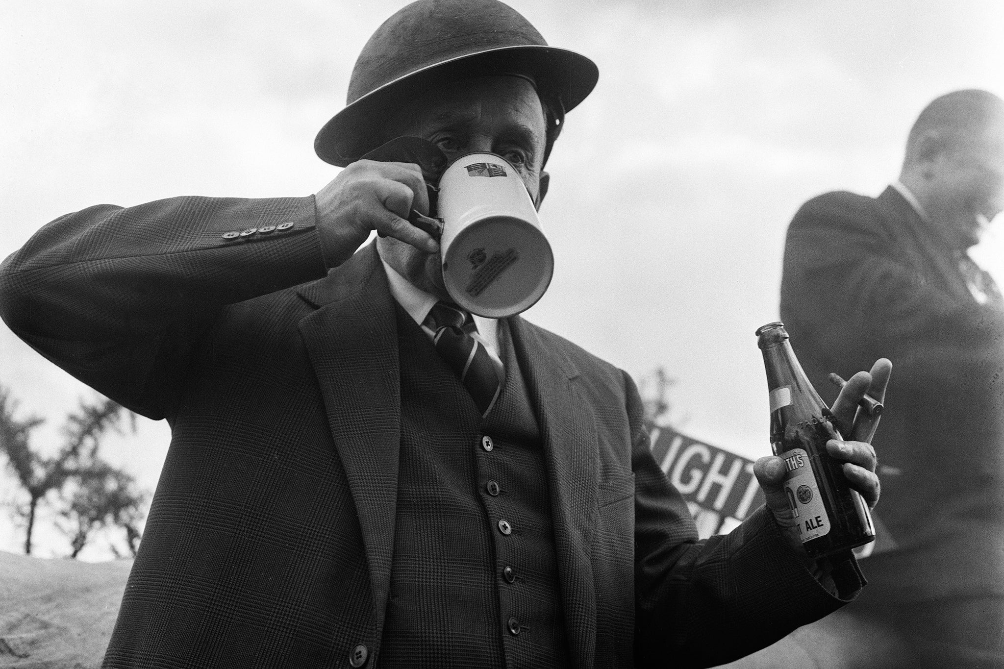 Tandey, aged 72, at a barracks reunion in Strensall, near York