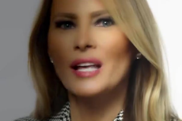 Melania Trump appears in a social media video to promote her new memoir on October 7 2024