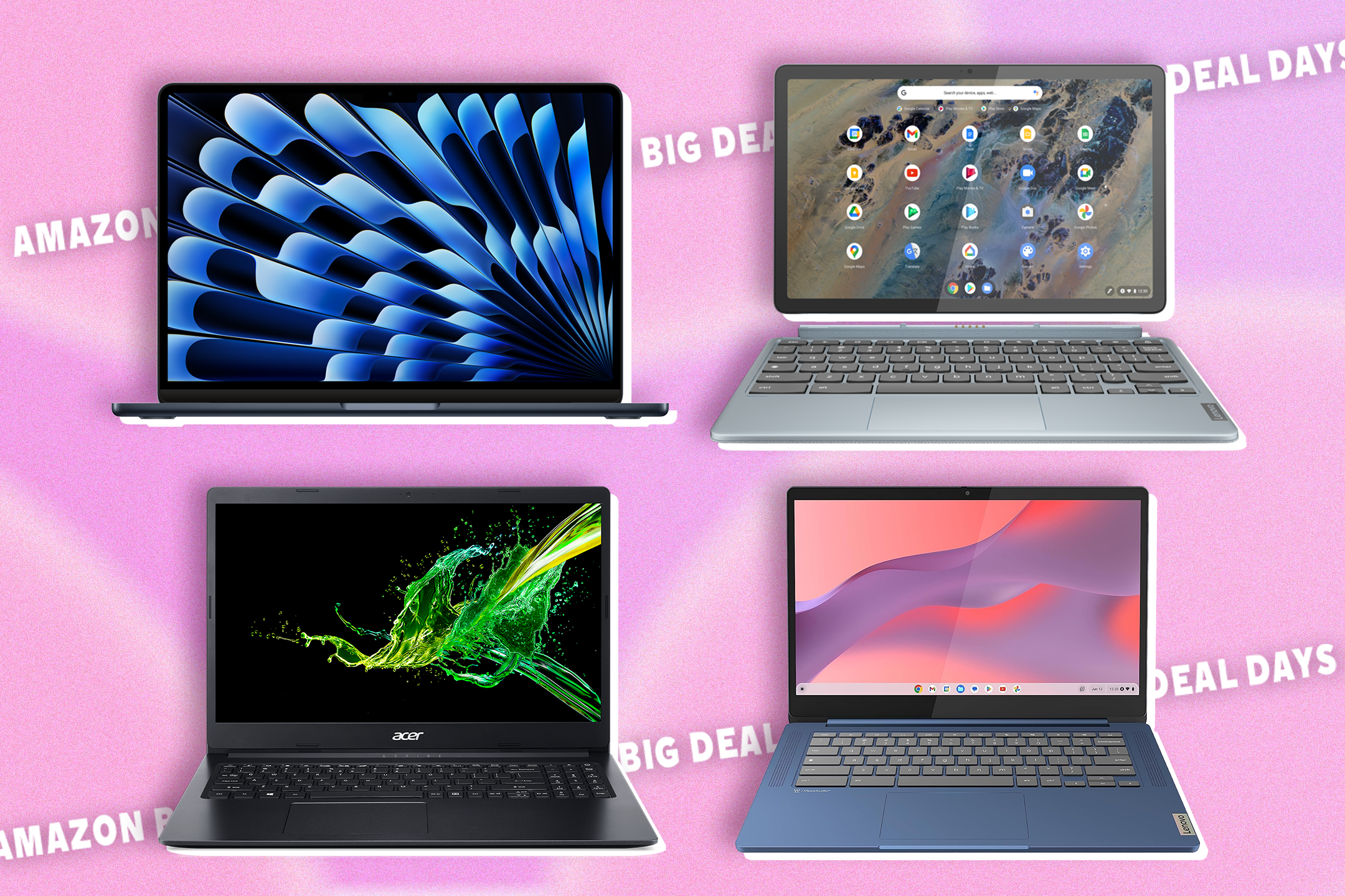 We’re seeing big savings on top devices from Acer, Lenovo and Asus, plus discounts on the MacBook Air