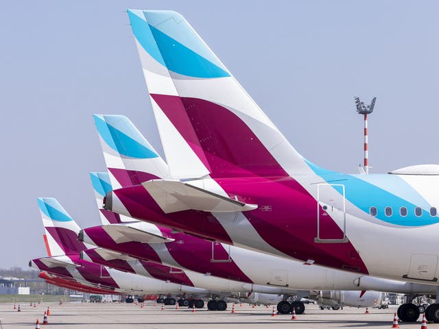 <p>Eurowings was just one airline that was brought to a halt by the software glitch </p>