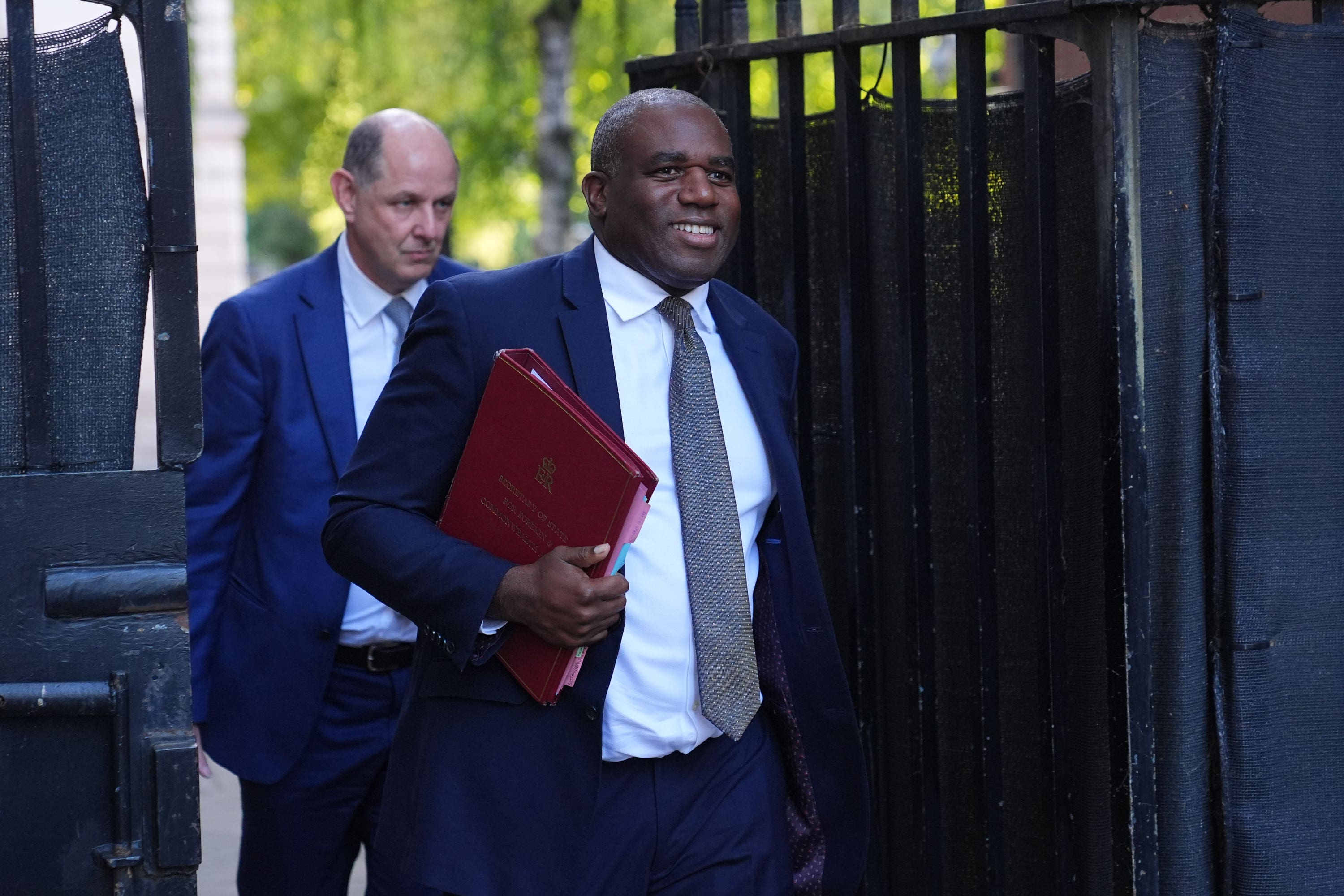 Foreign Secretary David Lammy said the deal with Mauritius ‘does not signal any change in policy to Britain’s other overseas territories’ (James Manning/PA)