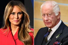 Melania Trump reveals she is pen pals with King Charles