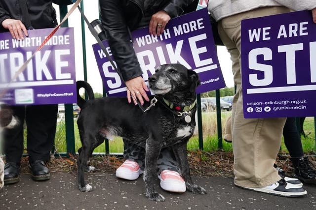 Unison says strike action as part of a dispute over local government pay will close schools in First Minister John Swinney’s local area for two weeks (Jane Barlow/PA)