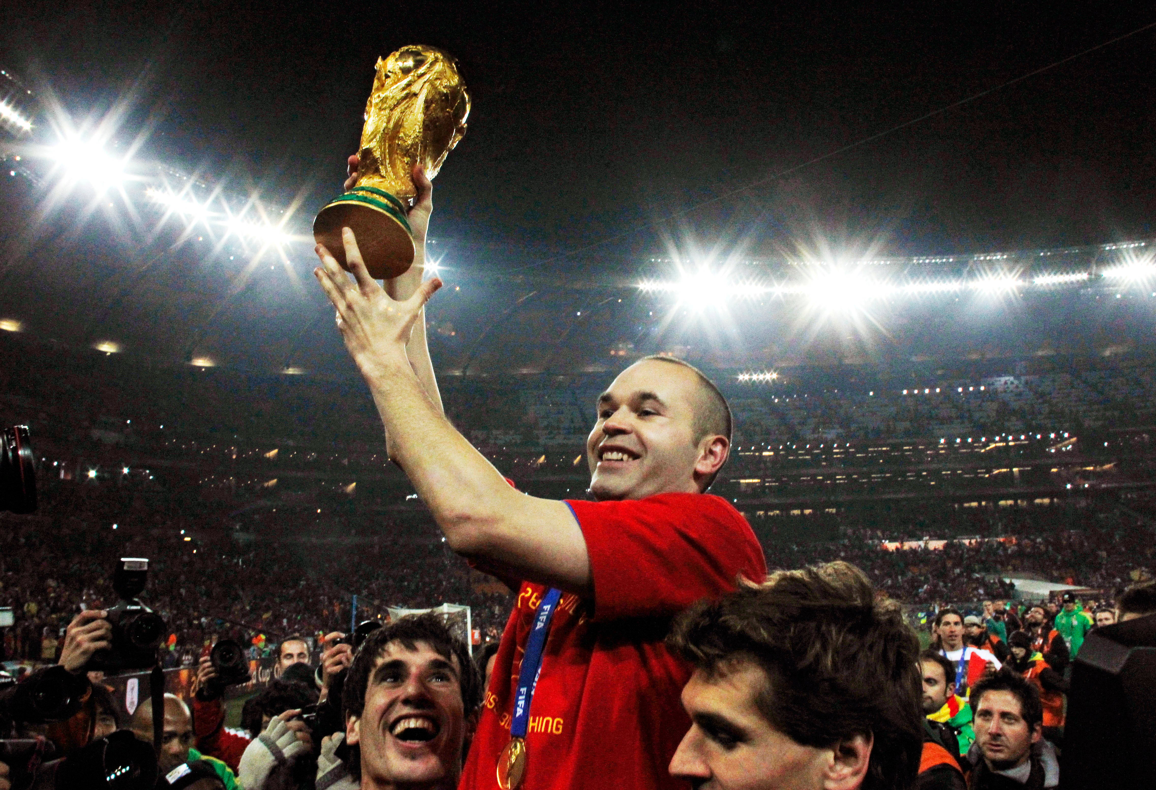 Andres Iniesta scored the winning goal in the 2010 World Cup final for Spain