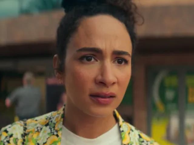 <p>Aurora Perrineau as Riddy in Netflix show ‘Kaos’</p>