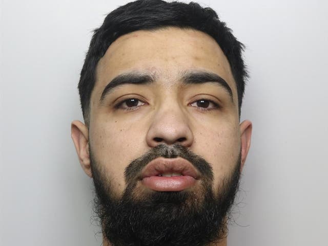 <p>Shazeb Khalid, aged 25, of no fixed abode, was sentenced to life imprisonment with a minimum of 21 years in prison at Reading Crown Court</p>